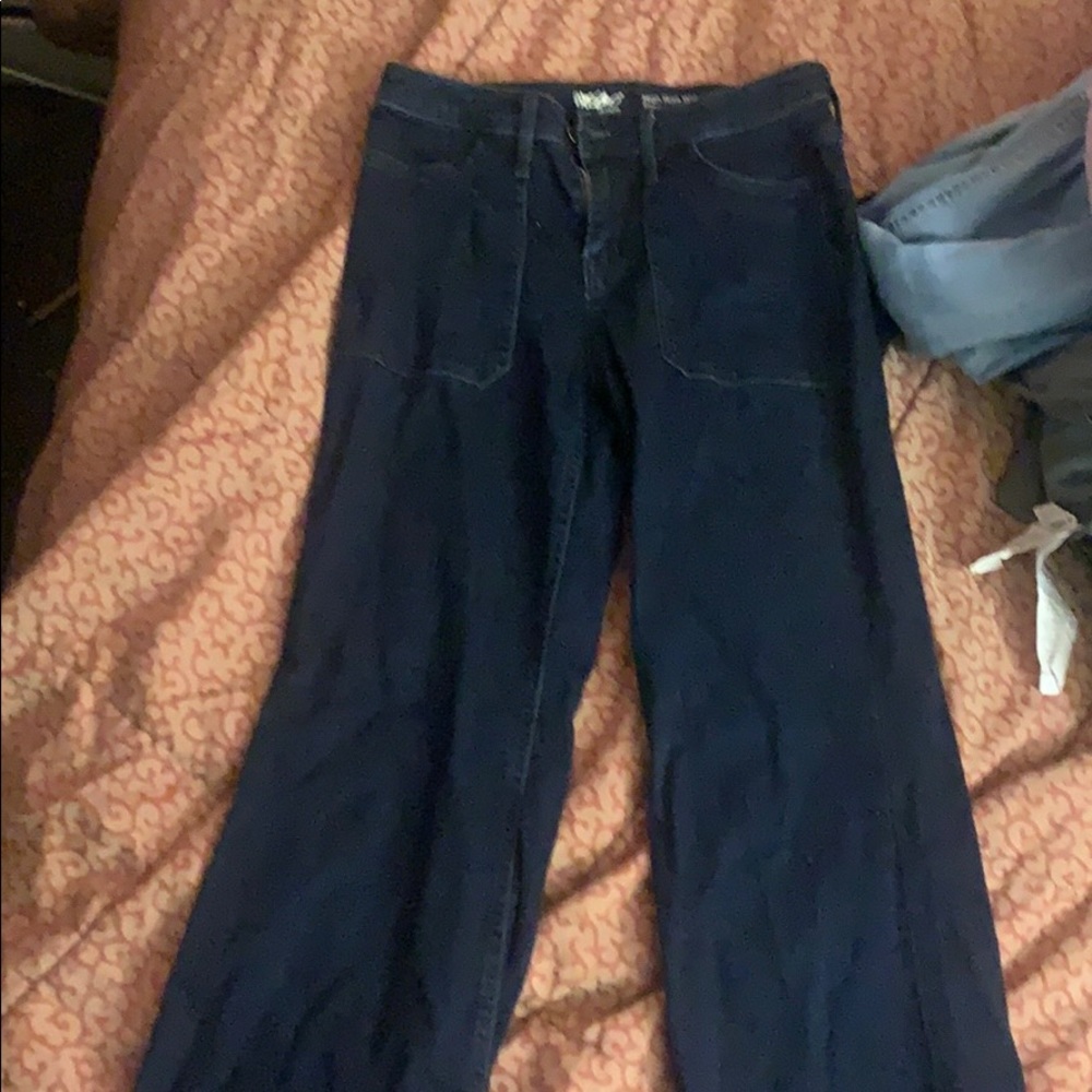 High rise bell bottoms  jeans